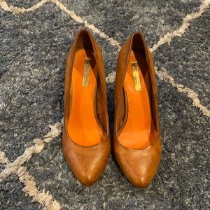 Real leather heels. Size 39.